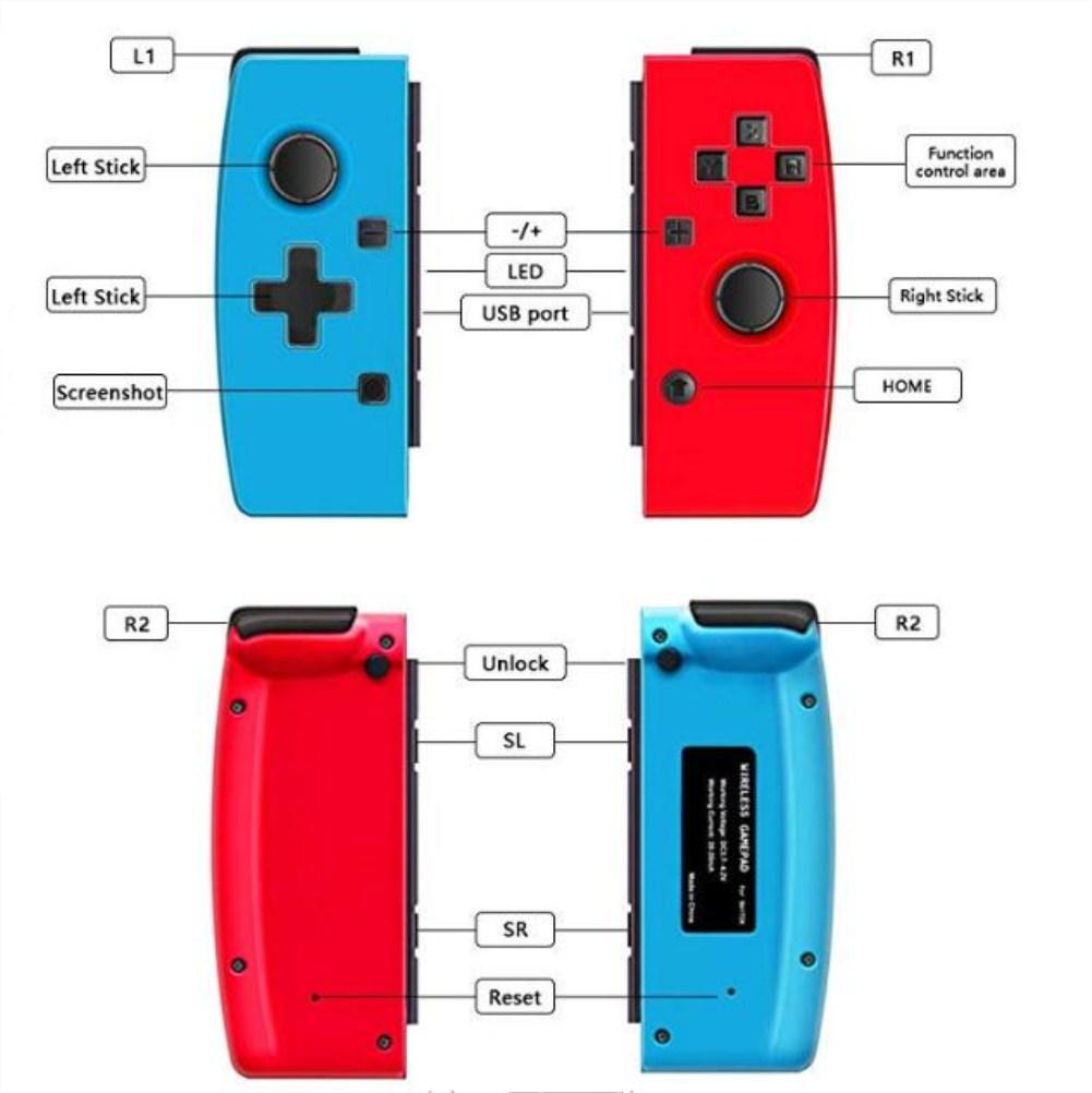 Switch Joy-con Left and Right Game Handle Controller Switch Pro Gamepad
