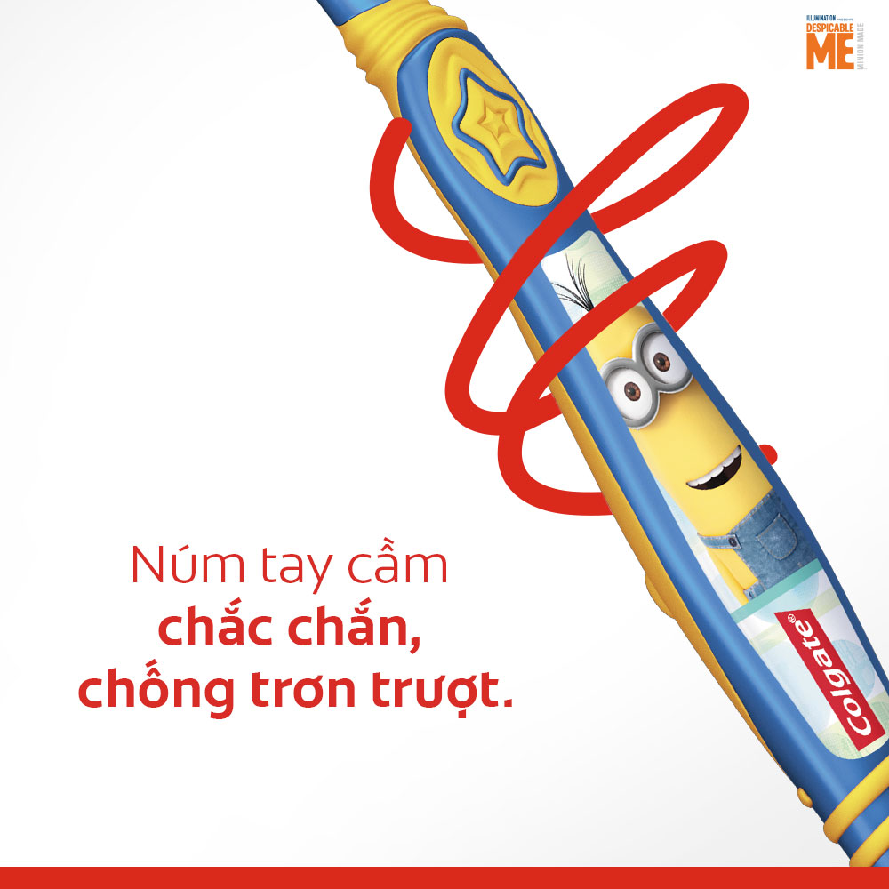 Bộ 2 kem đánh răng 90g và bàn chải Colgate cho trẻ em Minion