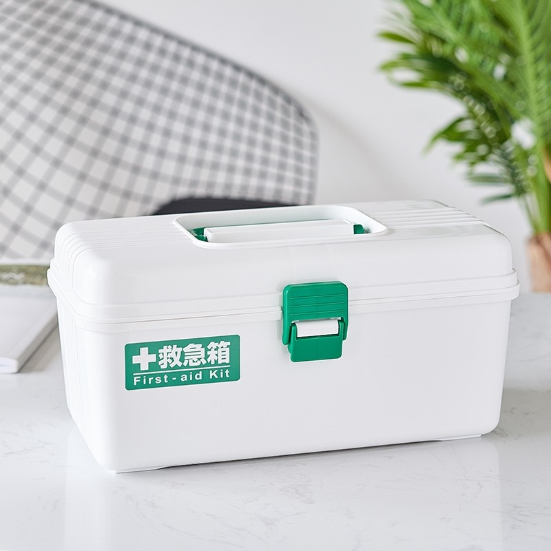 Hộp đựng thuốc & dụng cụ y tế Fudo Giken, thiết kế làm 2 ngăn dễ dàng phân chia đồ - nội địa Nhật Bản