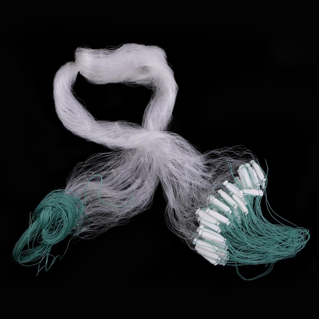 2xFishing Gill Net Fish Trap Monofilament Small Mesh Gill Hole Size 3x3cm