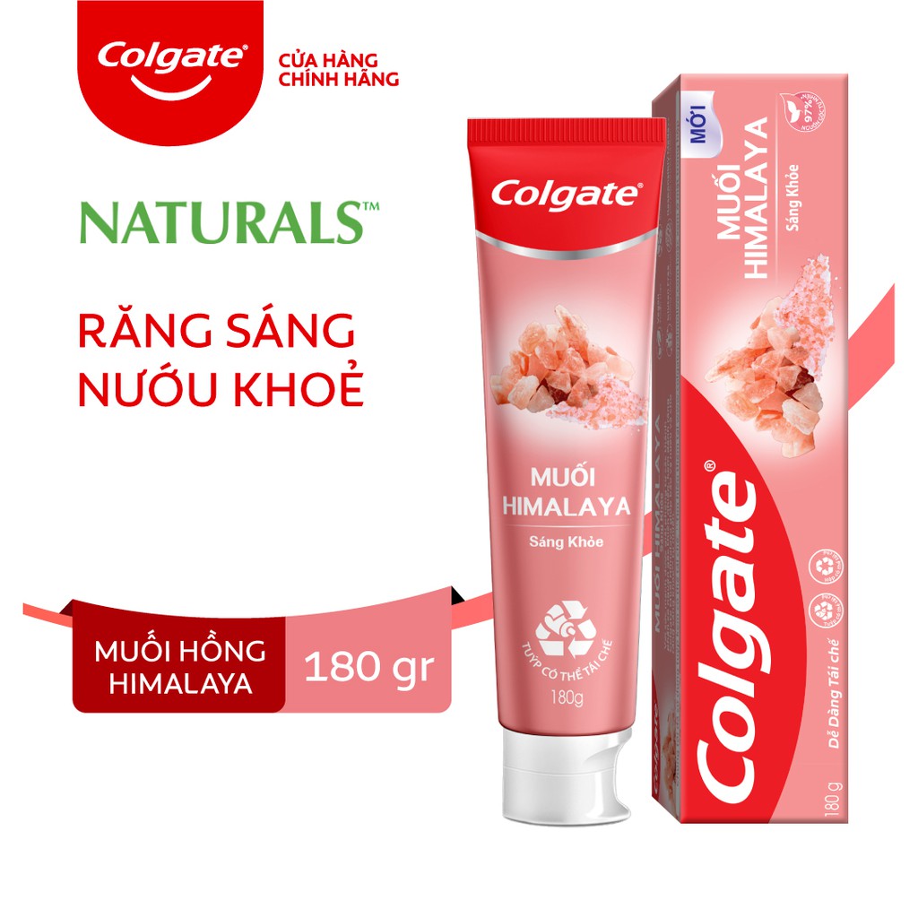 Kem đánh răng Colgate thiên nhiên muối hồng Himalaya 180g