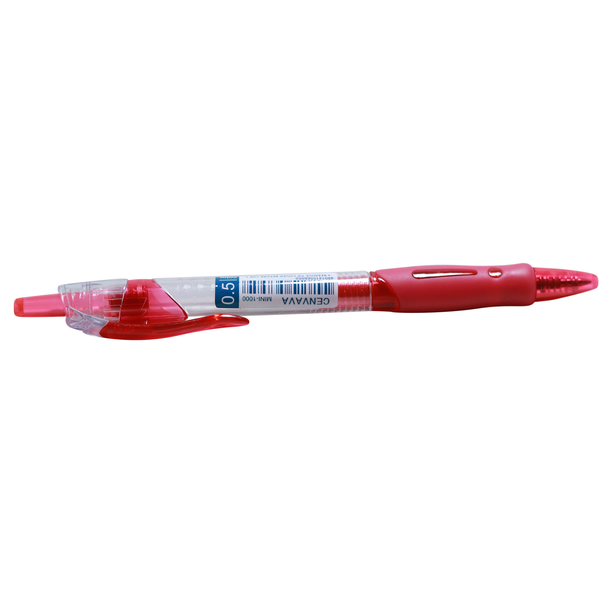 Vĩ 3 cây viết bi gel xanh đỏ đen ngòi 0.5mm