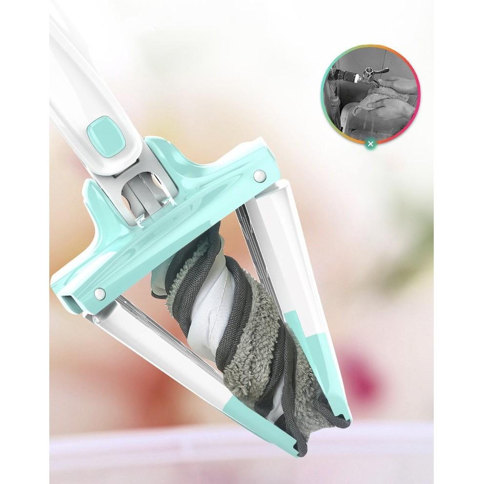 Cây lau nhà tự vắt không chạm tay BLUE TORNADO  - AsiaMart