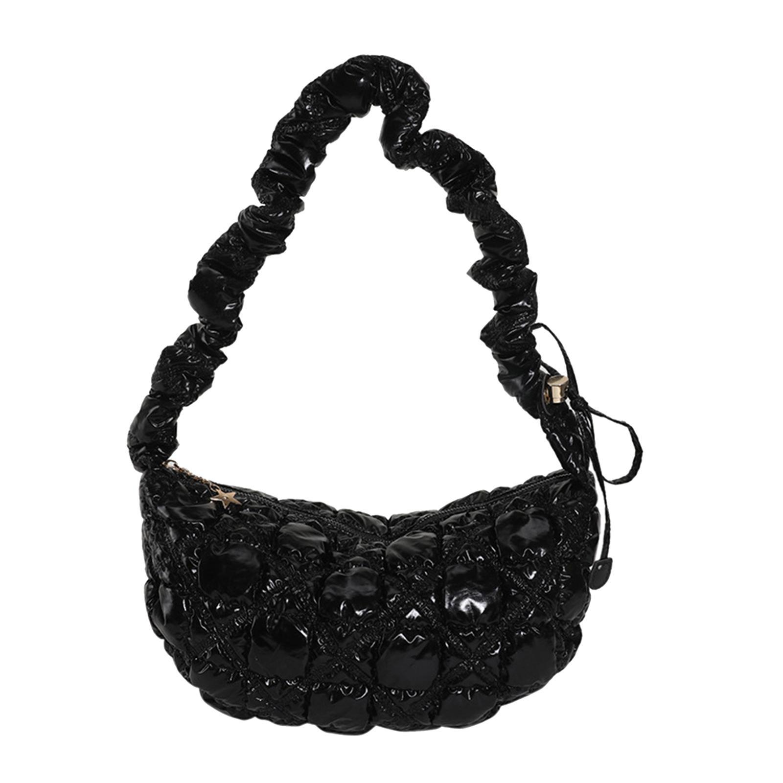 Women Underarm Bag PU Leather Lady Pouch Tote Bag for Vacation Summer Travel