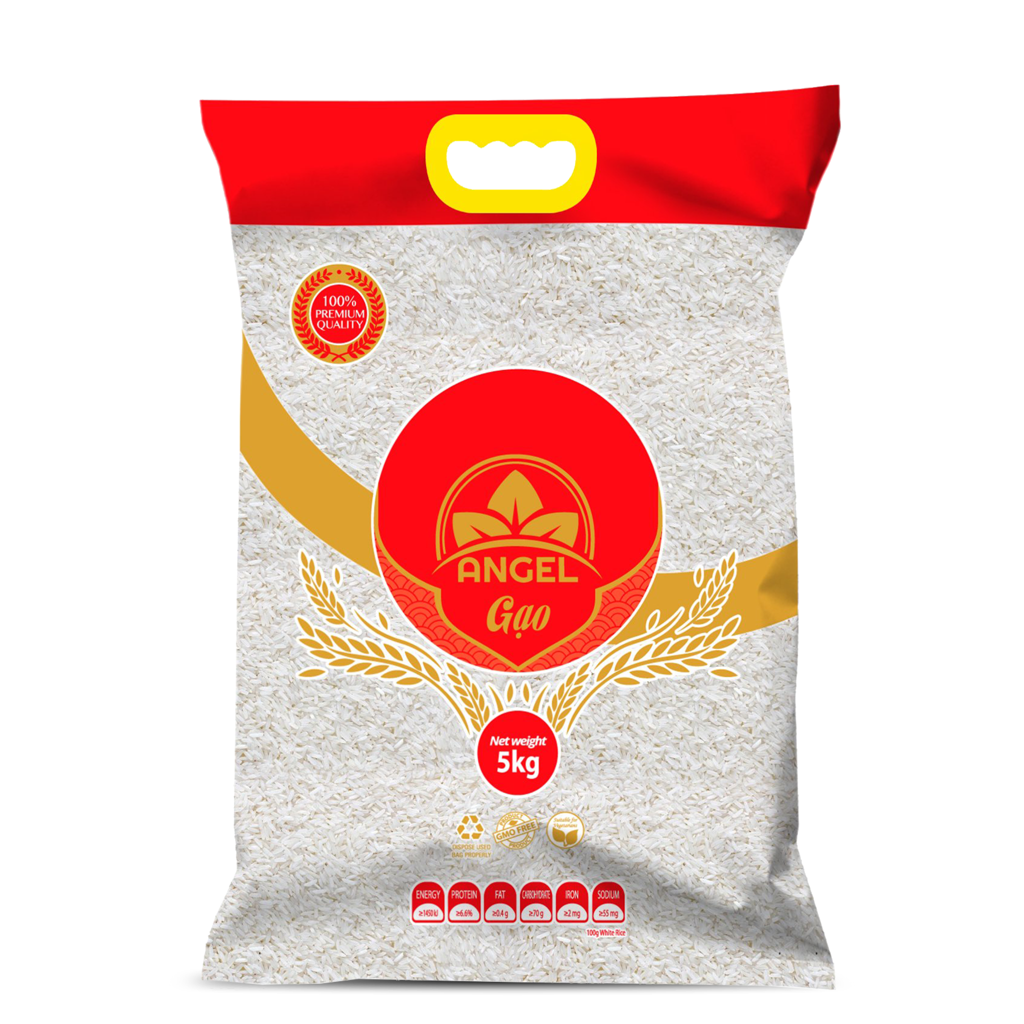 Combo Gạo Tấm Thơm Angel 5KG + 5KG