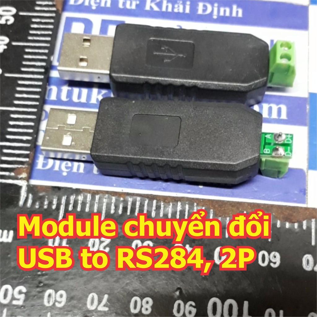Module chuyển đổi USB to RS485 , vỏ nhựa màu đen kde5500