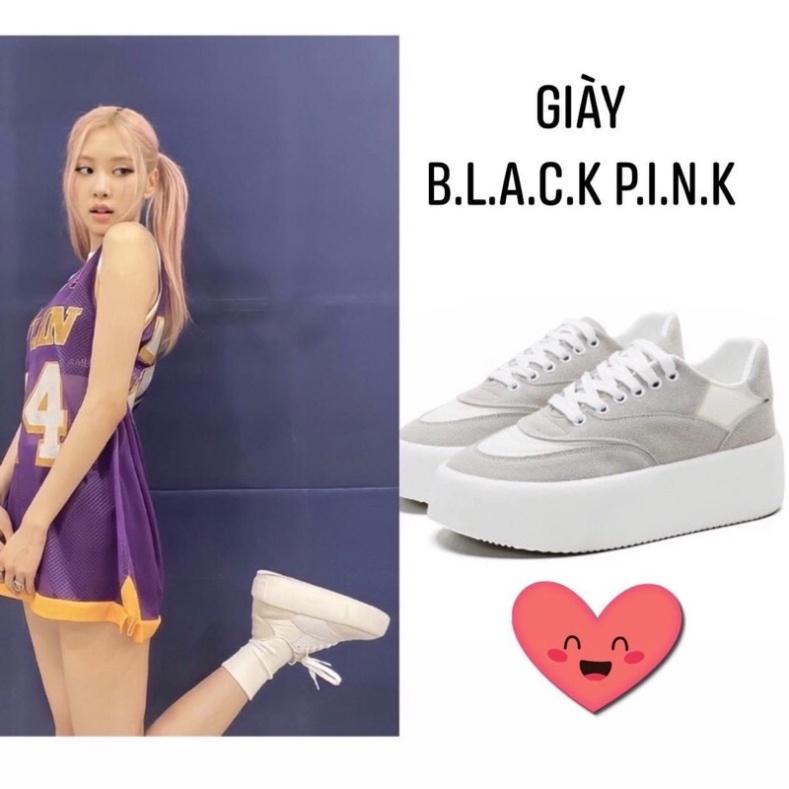 Giày Thể Thao ROSE BLACKPINK Đế Độn