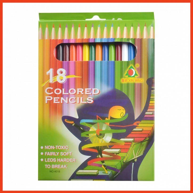 Bút Chì Gỗ 18 Màu 4018