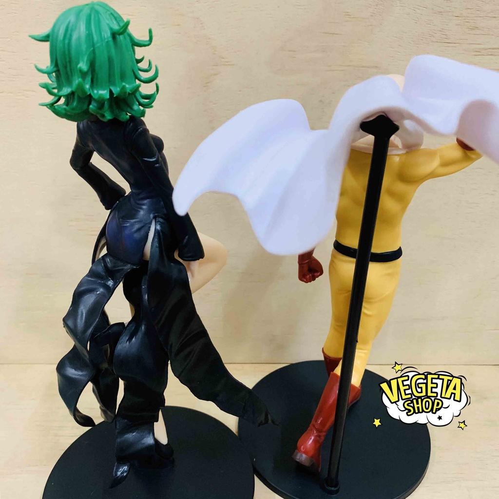 Mô hình One Punch Man - Saitama áo choàng hói mặt ngầu - Tatsumaki lốc xoáy kinh hoàng - Cao 21cm~23cm