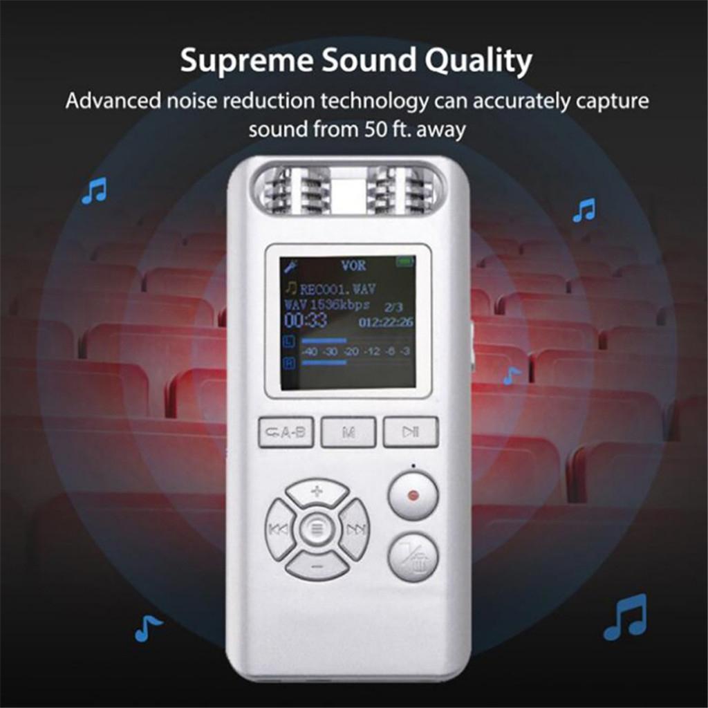Digital Sound Voice 8GB Rechargeable MP3 Player Record