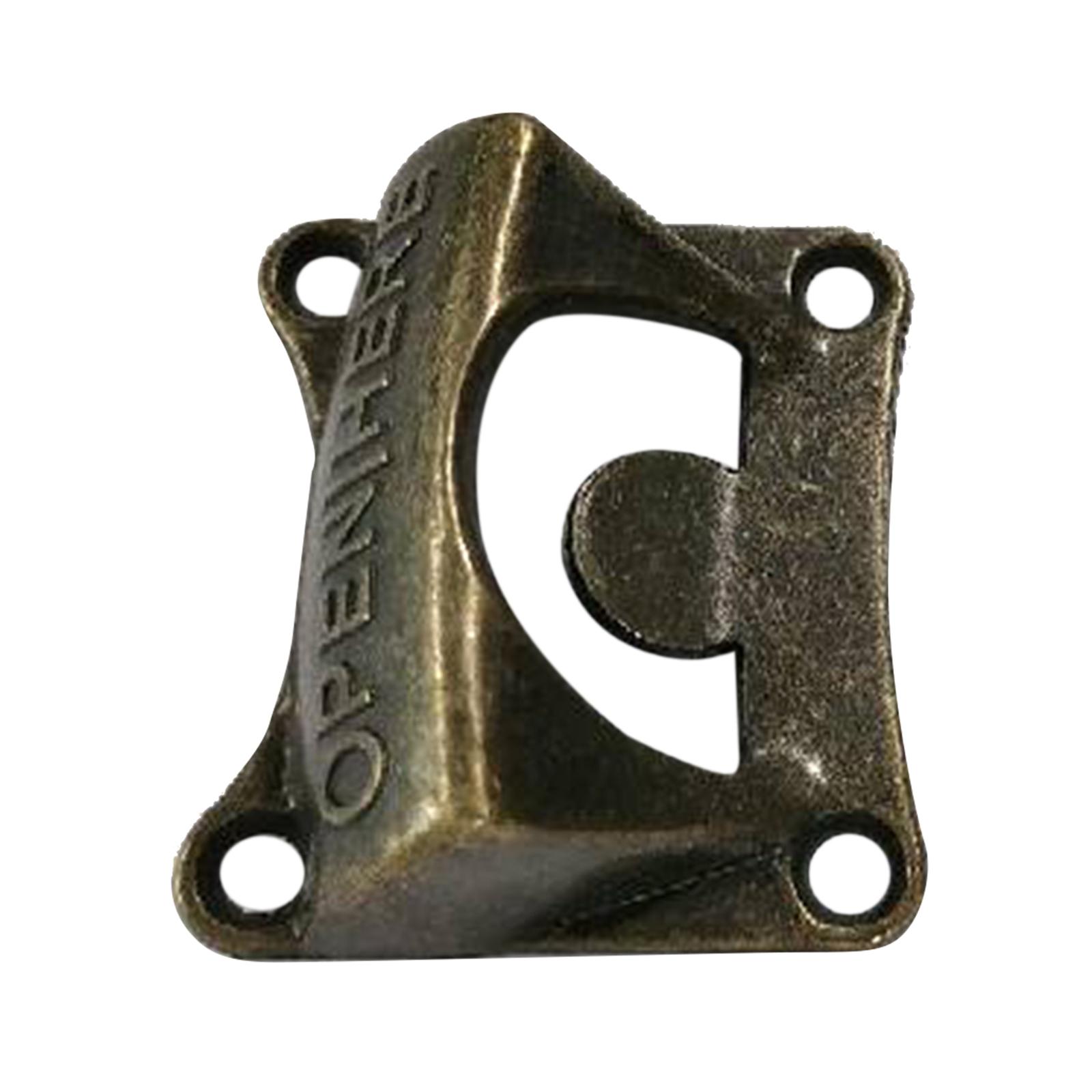 2pcs Vintage Style Wall Mount Bottle Opener Fast Soda Glass Opener