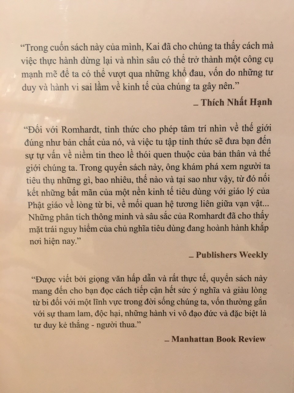 Hình ảnh KINH TẾ HỌC PHẬT GIÁO - Công Việc, Tiền Bạc Và Tiêu Dùng Theo Con Đường Phật Giáo - Kai Romhardt - Dương Ngọc Dũng dịch - (bìa mềm)