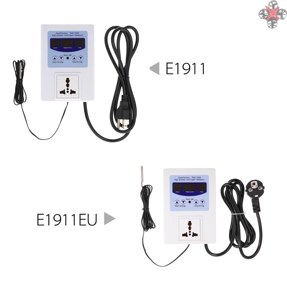 Công Tắc Điều Khiển Nhiệt Độ Thông Minh Ac110-240V 10a