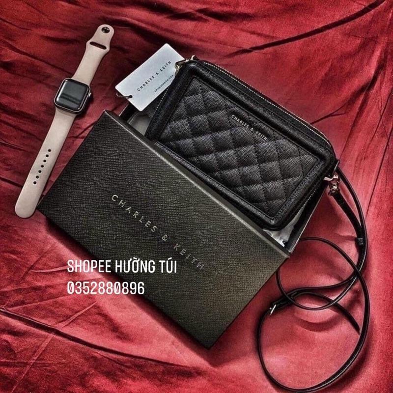 Túi Chữ C ô hộp size 19 chất đẹp nhiều ngăn có hộp