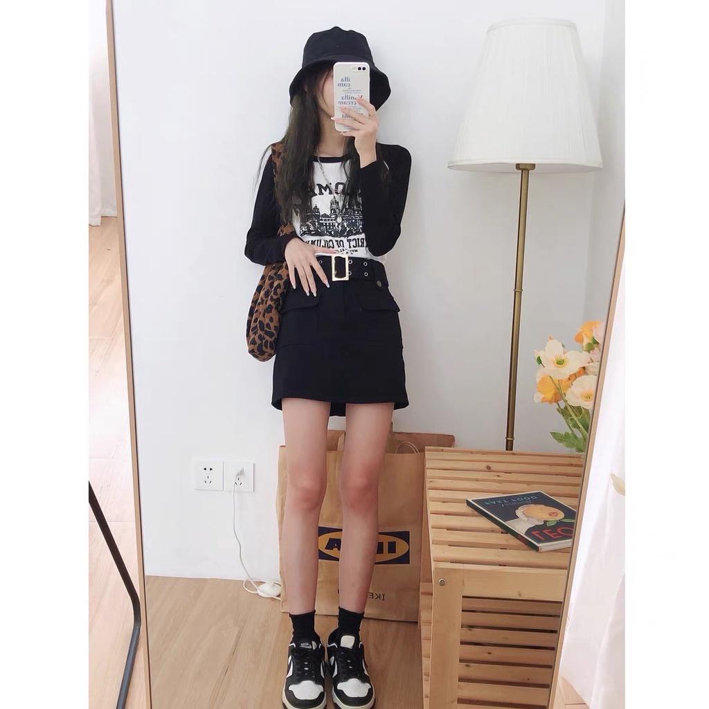 Chân Váy Nhưng Kèm Đai Ms 1282