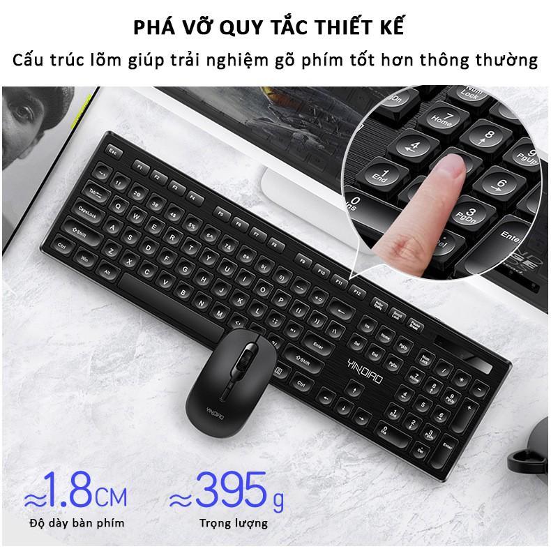 Bộ bàn phím chuột không dây Max3 combo gồm chuột và bàn phím văn phòng giá rẻ cho máy tính