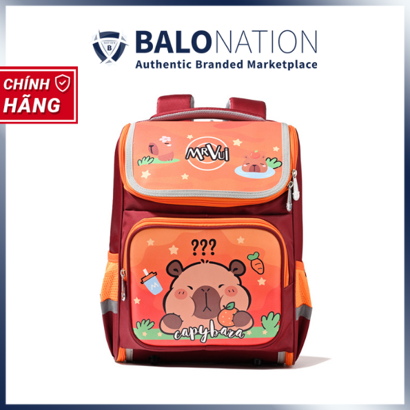 Balo Chống Gù MR VUI 993 Dành Cho Học Sinh Tiểu Học, Năng Động Dễ thương - Hàng Chính Hãng