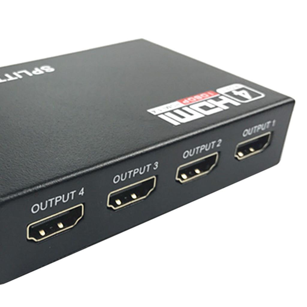 HDMI Switcher 1 input 4 output HD Support 4K HDMI Splitter Adapter EU for TV
