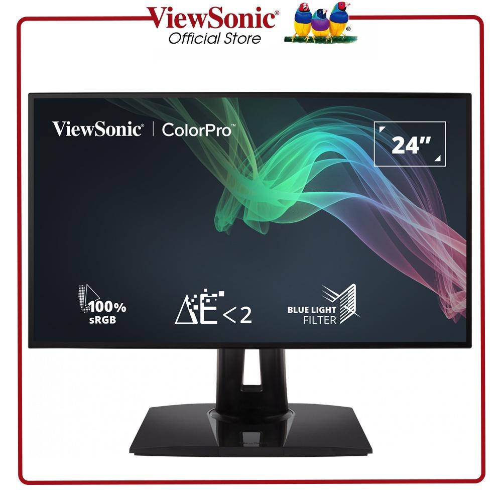 Màn hình thiết kế đồ họa ViewSonic VP2458 24 inch/ SuperClear IPS/ 100%sRGB/ delta E &lt;2 - Hàng Chính Hãng