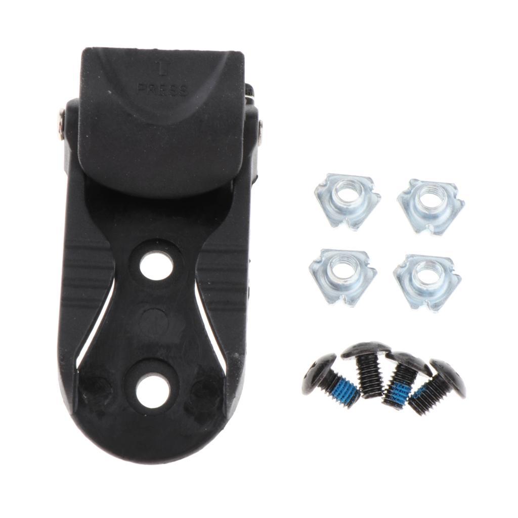 Replacement Inline Roller Skate Shoes Strap with Clamp Screws Nuts Type A