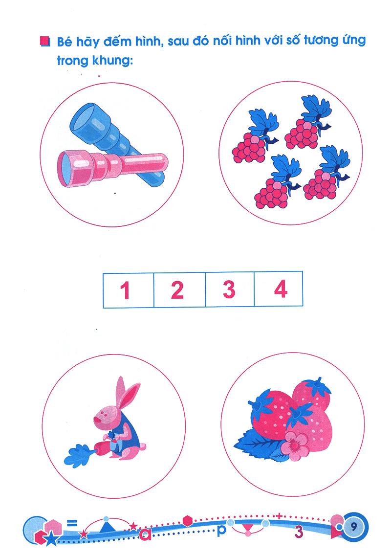 Sách Hành Trang Cho Bé Vào Lớp 1 - Giúp Bé Học Toán