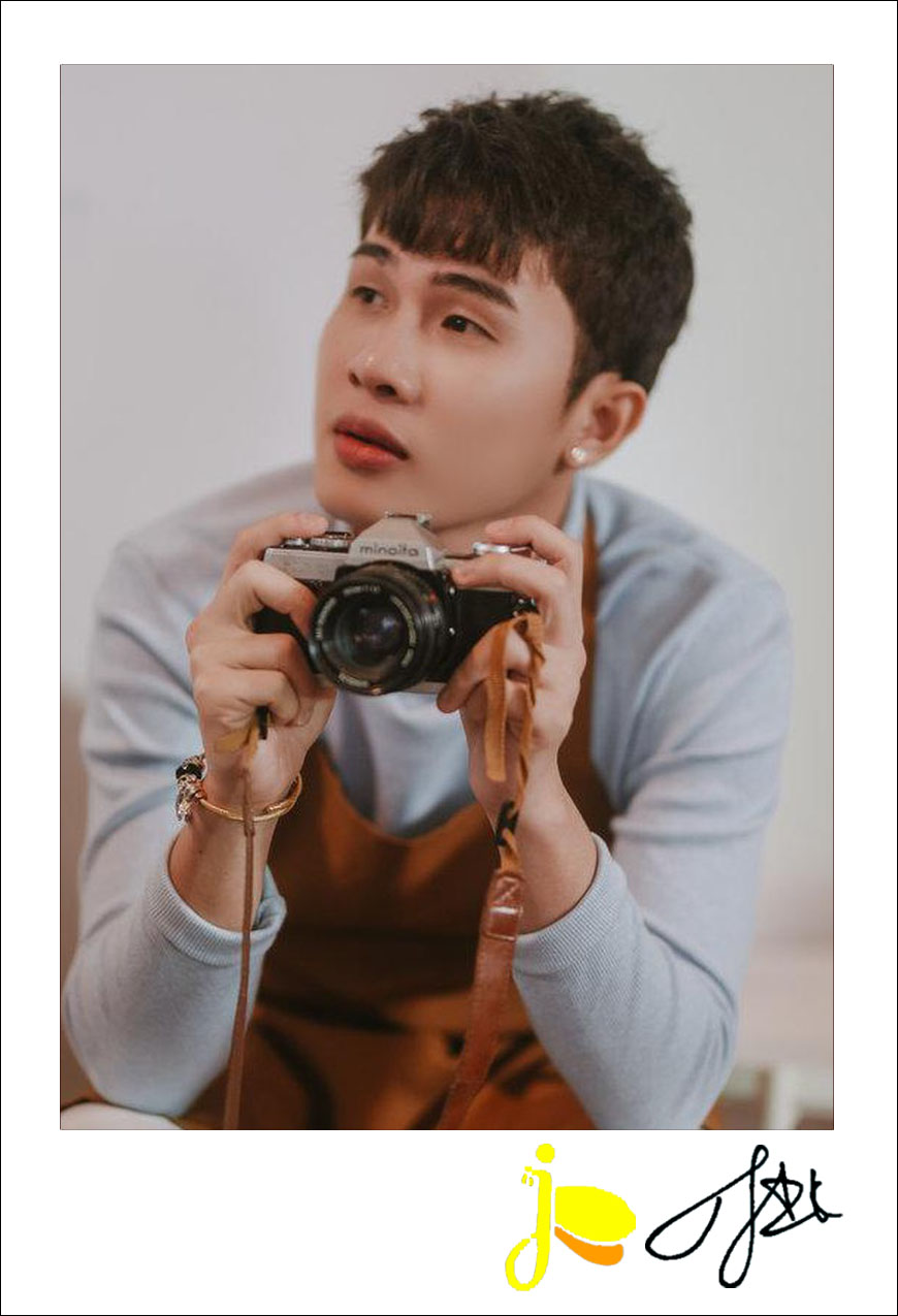 Ảnh JACK PHƯƠNG TUẤN card polaroid kèm chữ ký set 10 tấm khác nhau