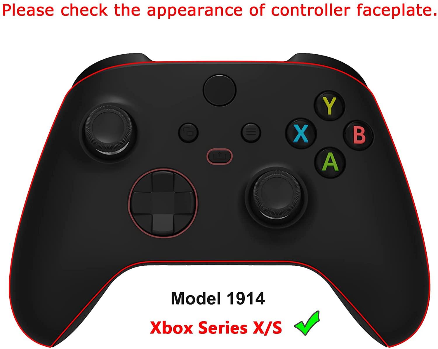 Mẫu cực đoan tùy chỉnh cảm ứng cảm ứng mềm mại phía trước vỏ bọc cho Xbox Series X/S Bộ điều khiển: Halloween CandyNight