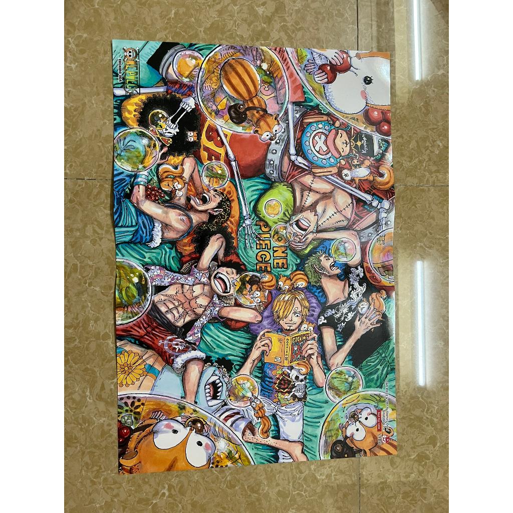 Poster kỉ niệm 15 năm One Piece - Lễ hội Việt Nam - Nhật Bản ở Đà Nẵng - NXB Kim Đồng