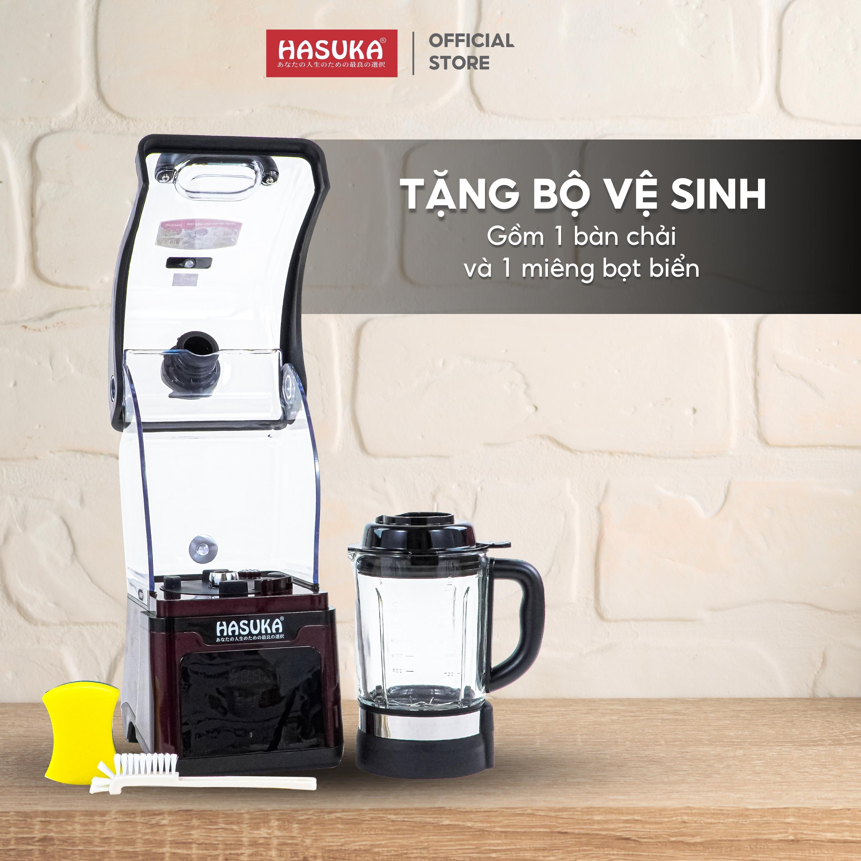 Máy làm sữa hạt HASUKA HSK-756 dung tích 1.75L, công suất 800-1000W- menu nấu tự động chống tràn và ngắt điện an toàn - HÀNG CHÍNH HÃNG