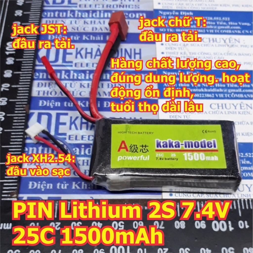 PIN lithium PIN RC 2S 7.4V 25C 1500mAh kde5481