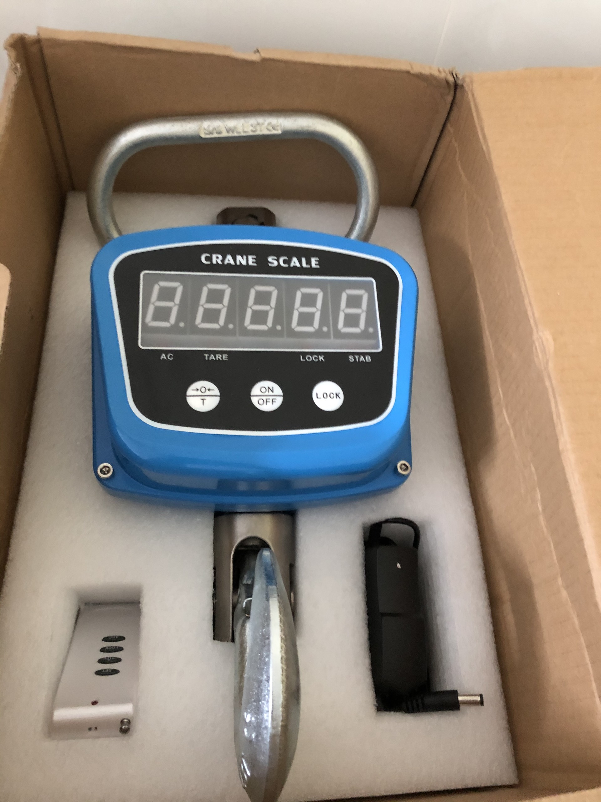 Cân Treo Điện Tử 1 Tấn OCS Xanh