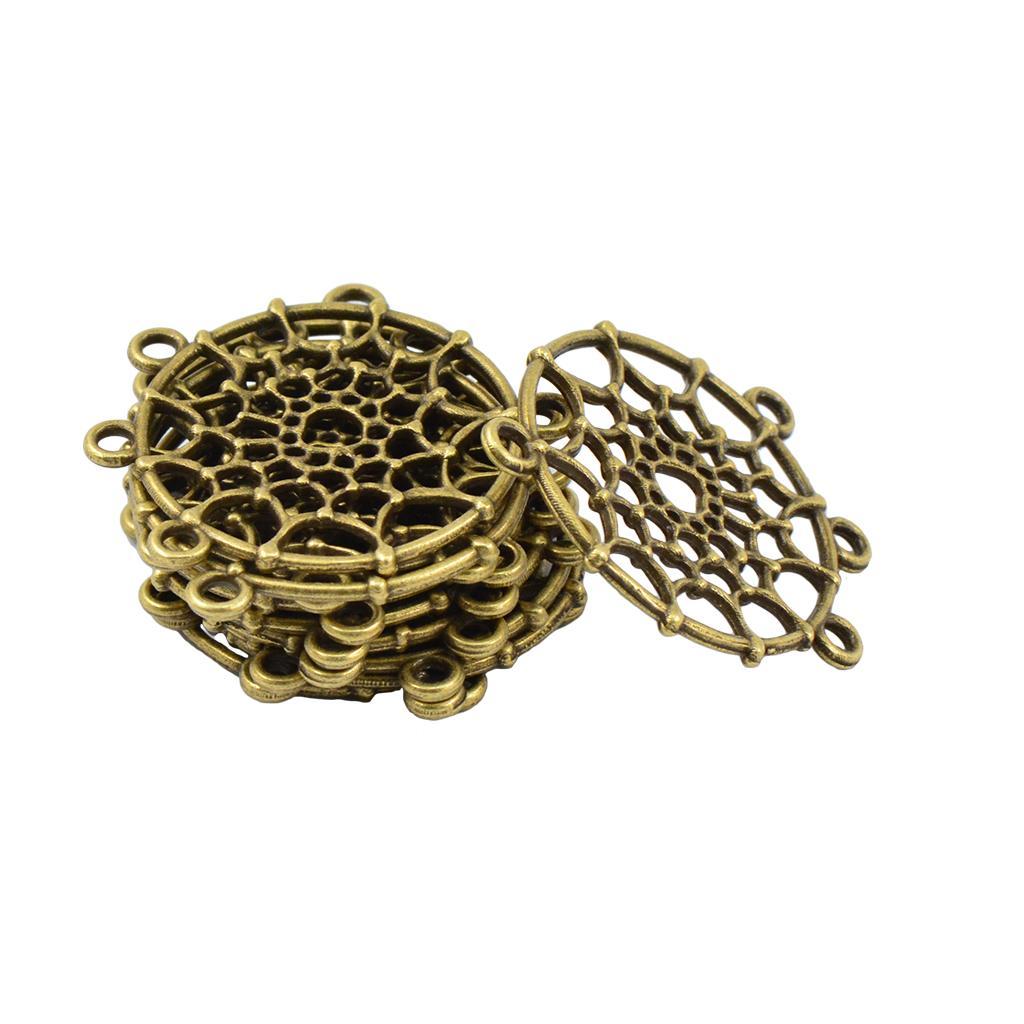40 Pieces Dream Catcher Pendants Earring Necklace Jewelry Making Findings