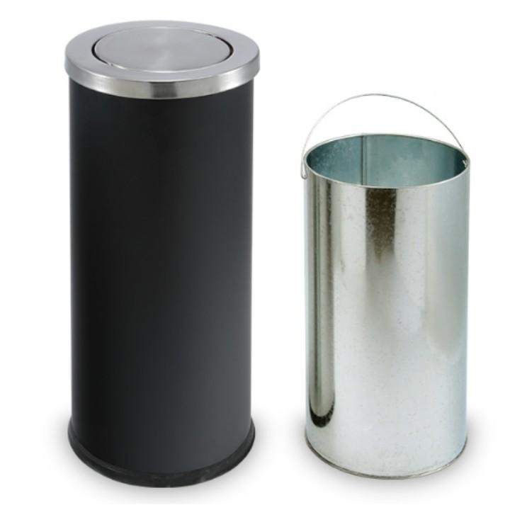 THÙNG RÁC NẮP LẬT XOAY INOX