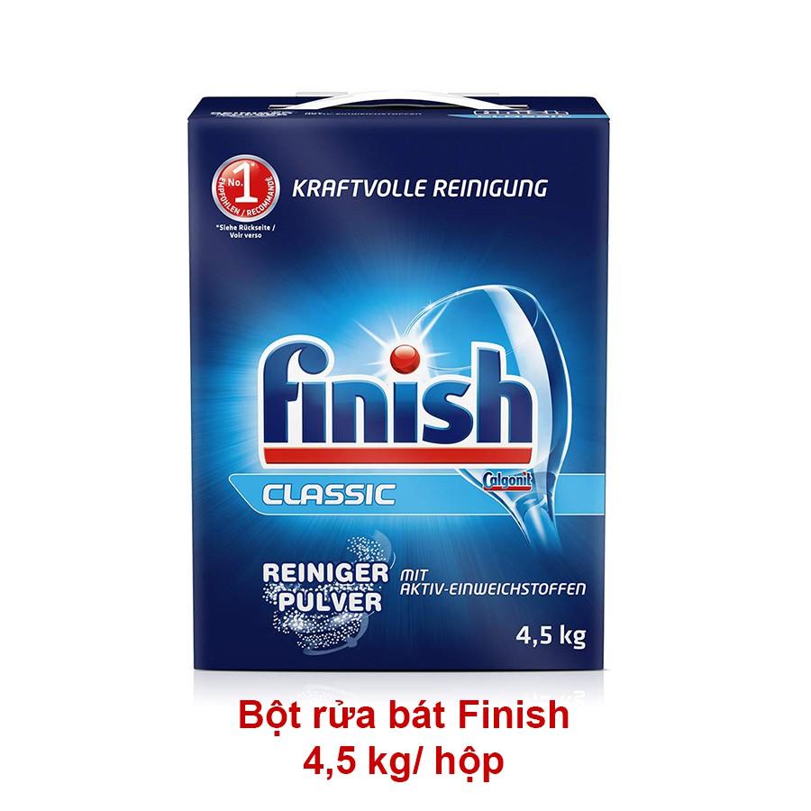 Bột rửa bát cao cấp Finish 4.5kg Dành cho máy rửa chén 7-8-9-10-12-13-14-15 bộ