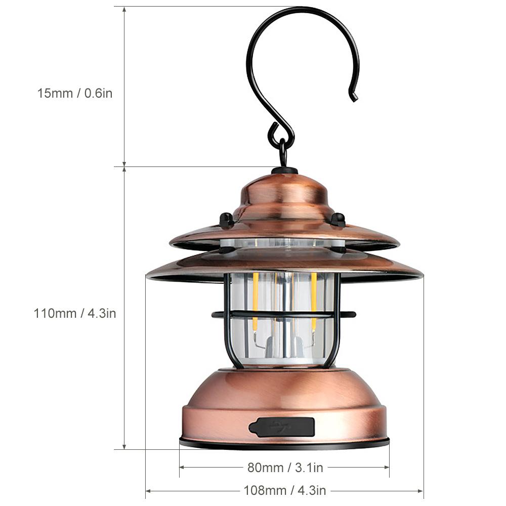 Đèn lồng cắm trại mini 2 chế độ