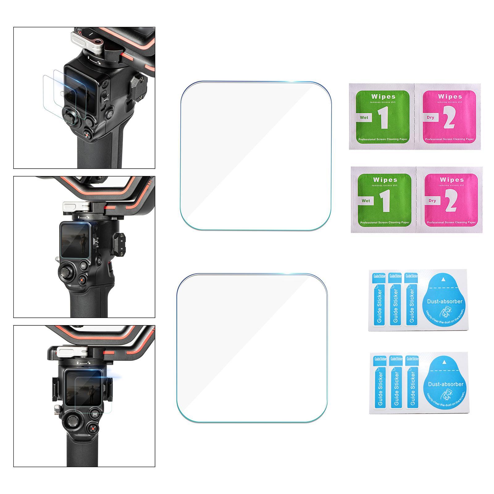 Lens Protector Sweat Proof 9H Hardness Tempered Glass Film Anti Scratch Bubble Free Camera Lens Protector for Ronin RS3 Protective Lens
