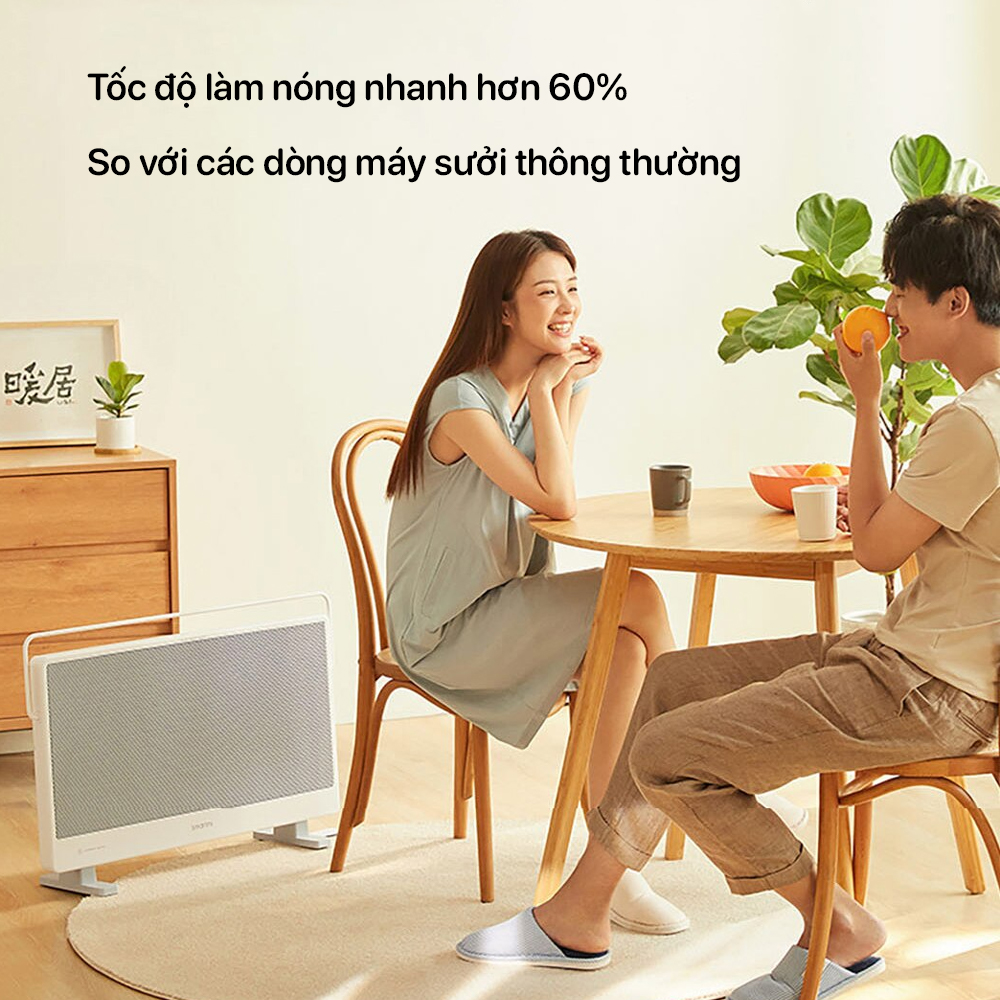 Máy sưởi Xiaomi Smartmi Graphene GR-H Nút Cơ- Hàng chính hãng