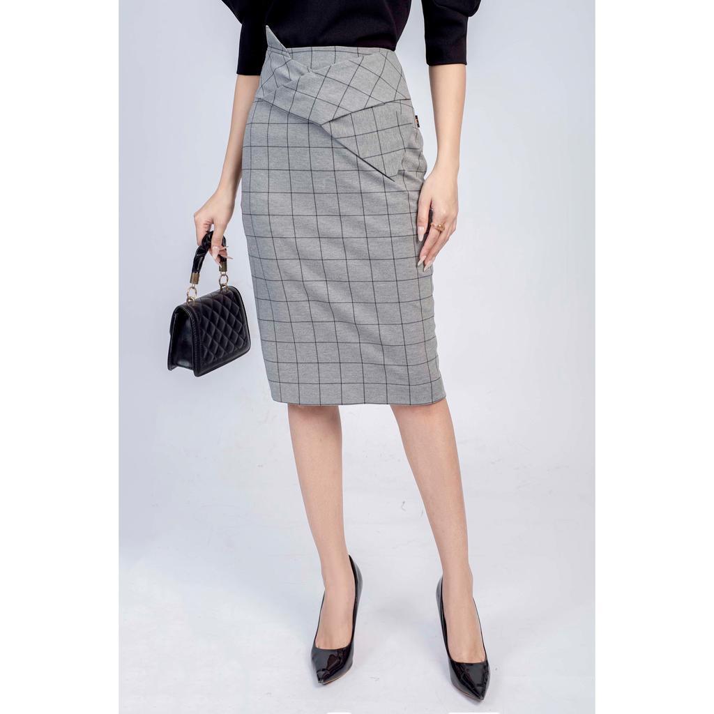 Chân váy bút chì, đính nơ to MMOutfit M-JU060621084