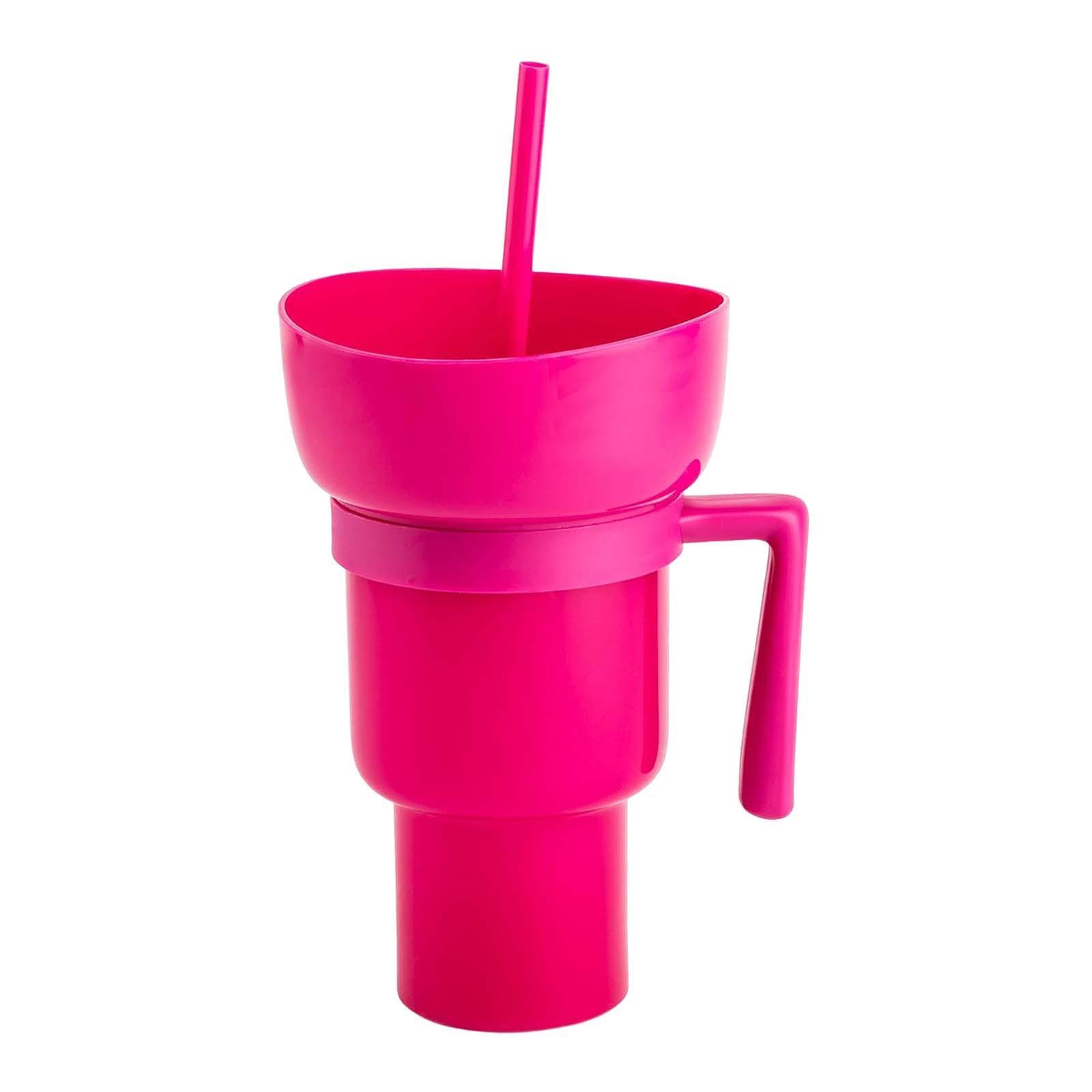 Portable Stadium Tumbler Snacks Cup Snack Bowl for Living Room Bedroom Travel