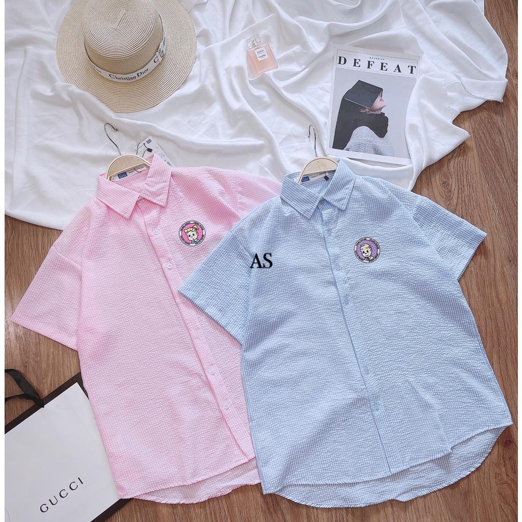 SƠ MI GU KẺ IN LOGO SANG CHẢNH