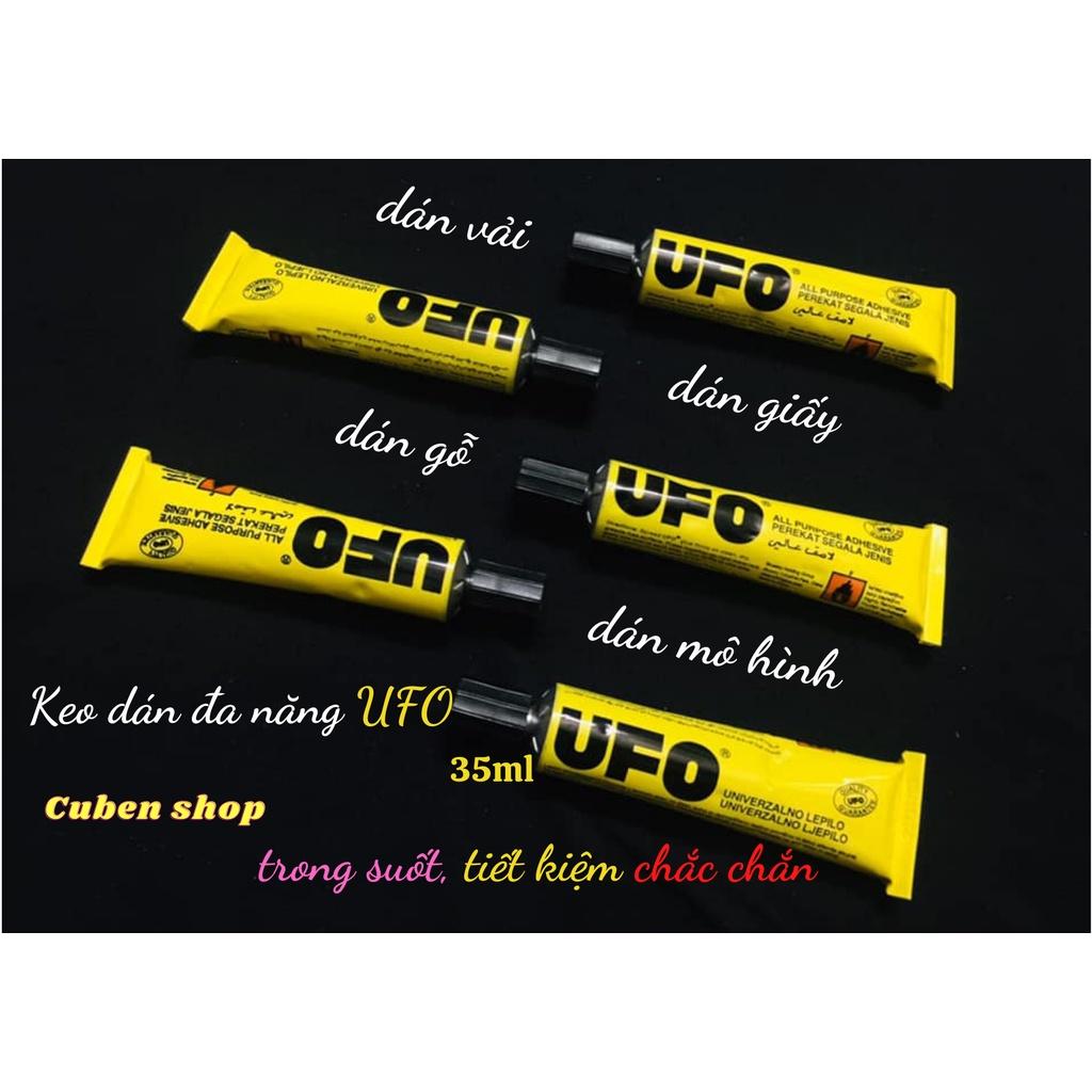 Keo dán đa năng UFO 35ml - keo dán chuyên dụng, dán giấy, dán vải, dán gỗ chắc chắn, tiết kiệm