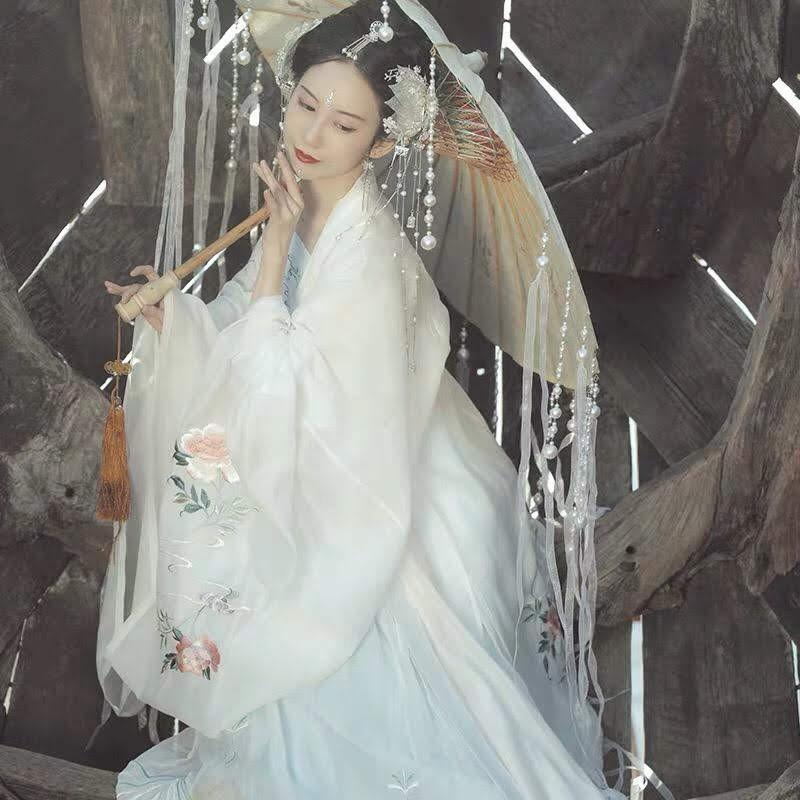 Ô tròn cổ trang hàng y như hình có ảnh thật