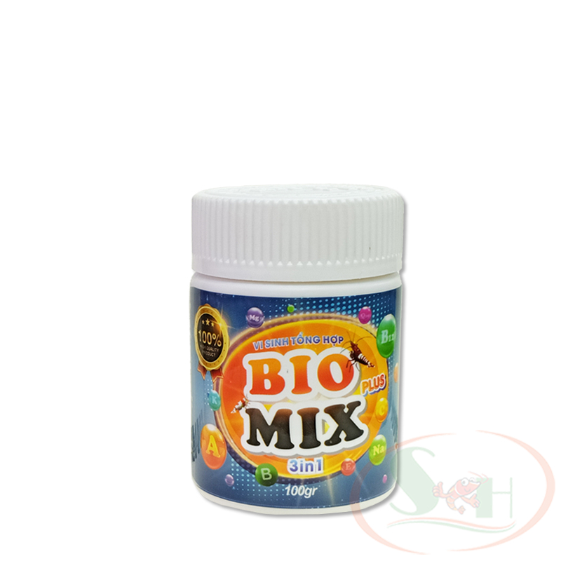 Vi sinh bột Biomix Bio Mix Plus 3 in 1 men vi sinh tổng hợp đậm đặc xử lý nước bể ao hồ