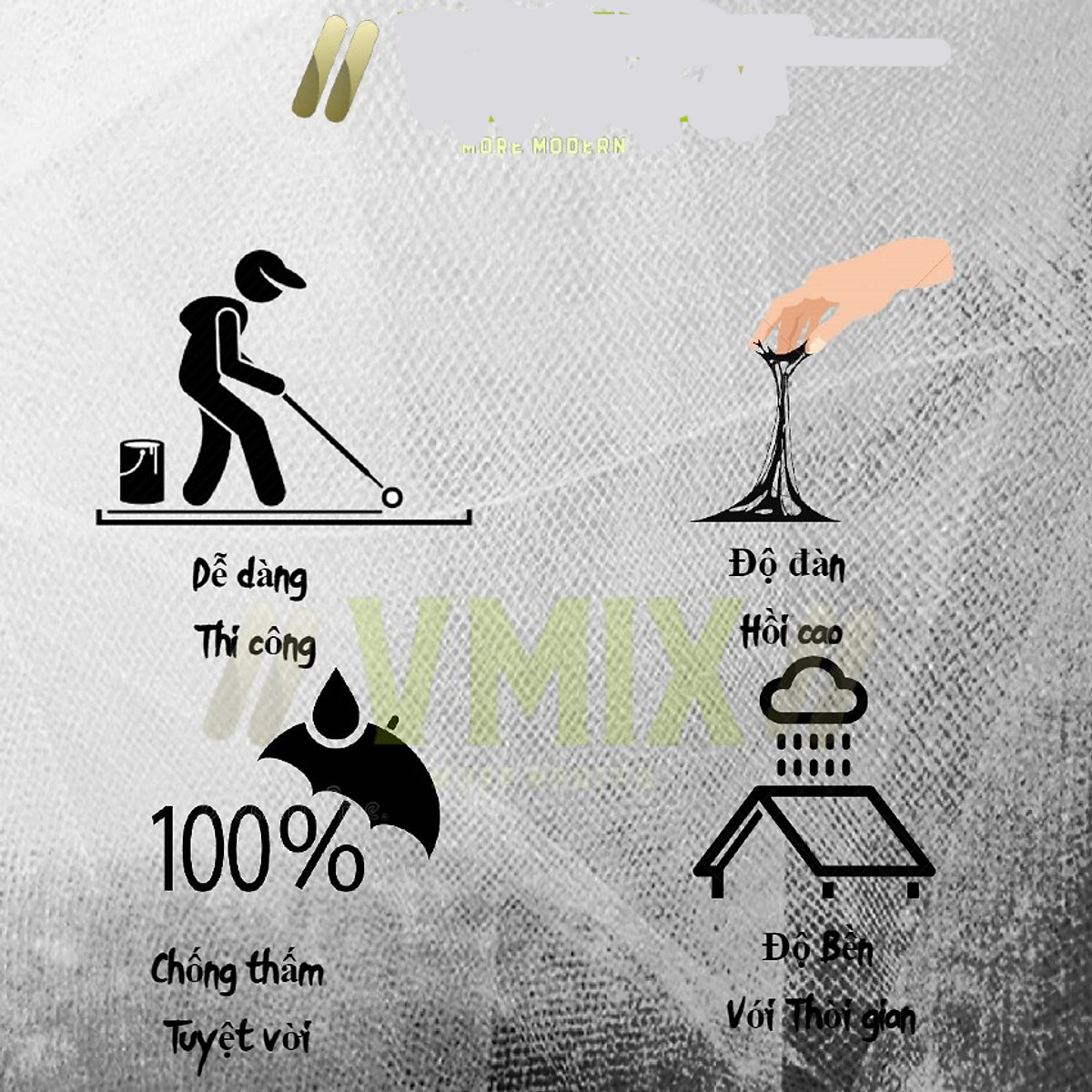 NHỰA ĐƯỜNG CHỐNG THẤM TƯỜNG, SÀN BÊ TÔNG,  DỄ THI CÔNG 1lít
