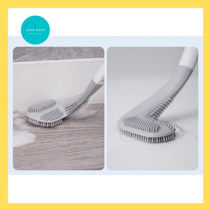 Cọ Toilet Silicon Chổi cọ rửa nhà vệ sinh bồn cầu