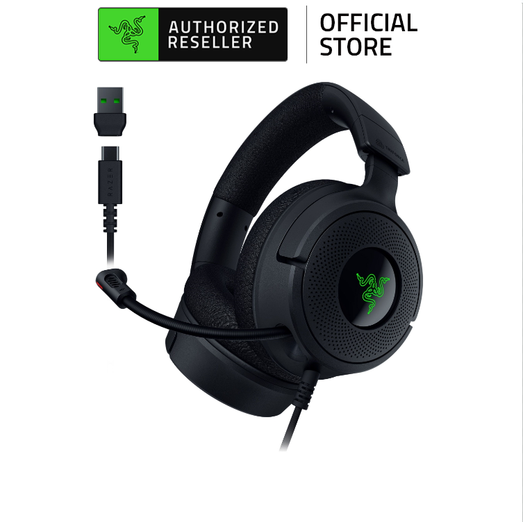 Tai Nghe Gaming Kraken V4 X | Kết Nối Dây Type C/A | Driver 40MM | Micro Thu Gọn | Âm Thanh 7.1 | Vải Đệm Tai Hybrid | Led RGB | Hàng Chính Hãng