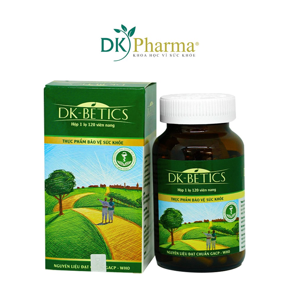 Viên uống hỗ trợ giảm và ổn định đường huyết DK Pharma DK Betics 120 viên
