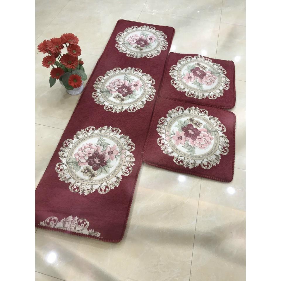 Thảm trải ghế tây âu, Thảm trải trên ghế gỗ êm ái sang trọng giá rẻ