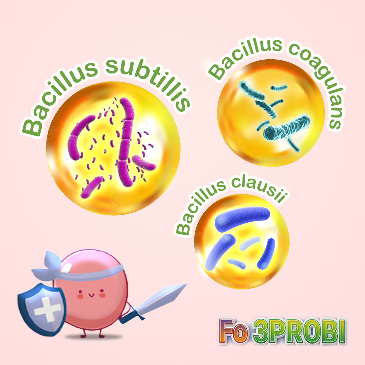 Fo 3Probi Fobelife - Cải thiện hệ vi sinh đường ruột, giảm rối loạn tiêu hoá - Hộp 20 ống 10ml
