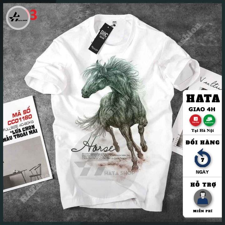 Áo Thun Trắng In Hình 3D Siêu Đẹp Cotton